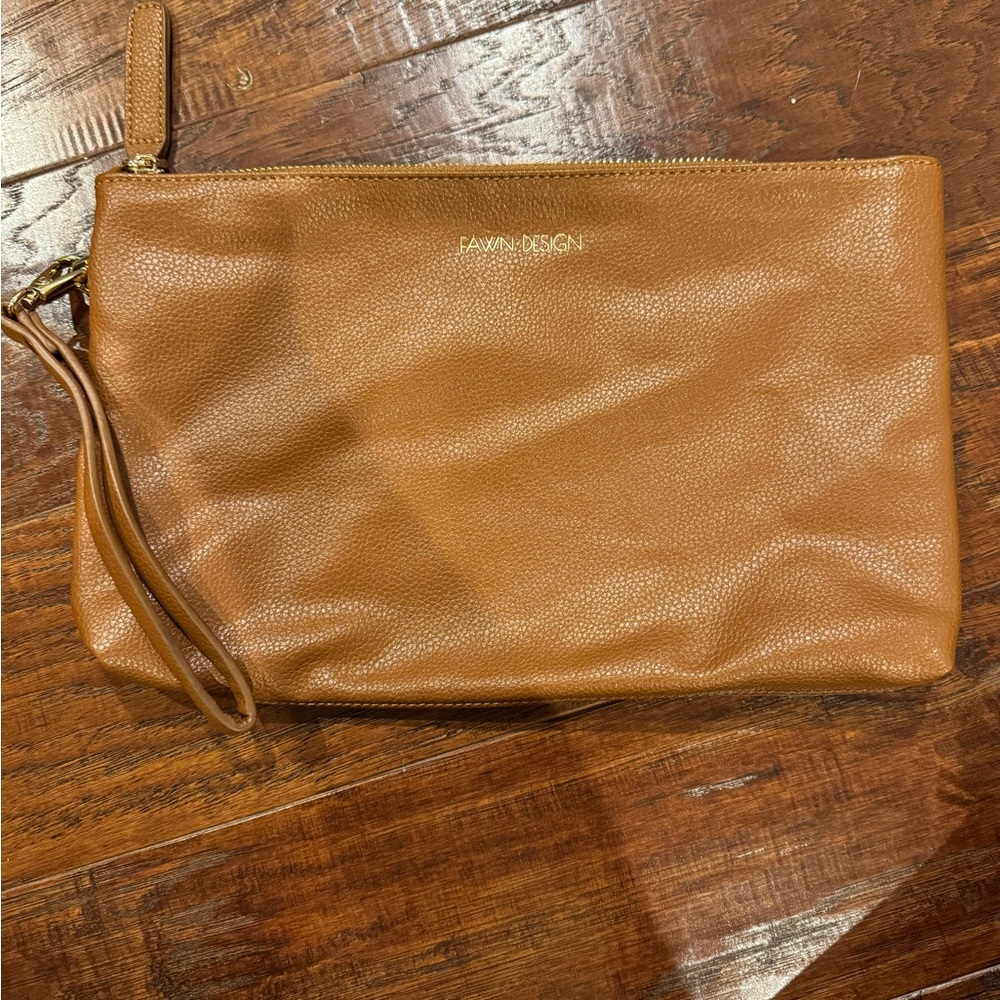Tan Fawn Design pouch
